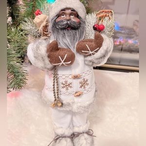 12” Winter Wonderland Santa Figurine.